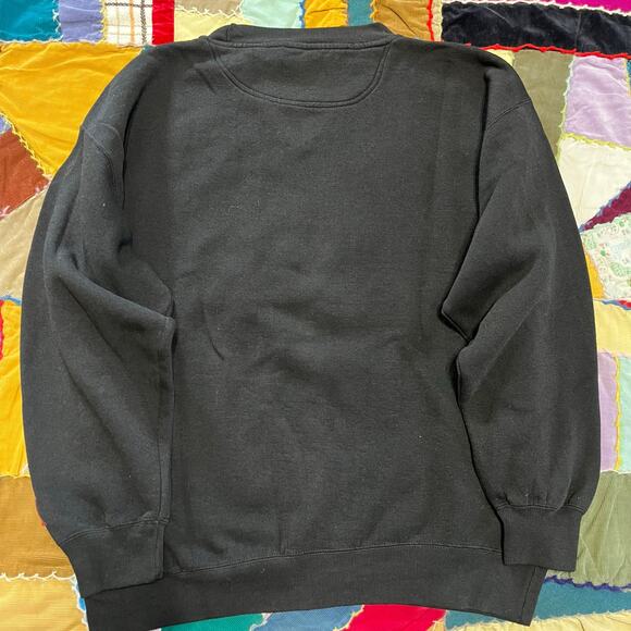 Y2K Florida State Seminoles FSU Black Embroidered Crewneck Large - Picture 2 of 6